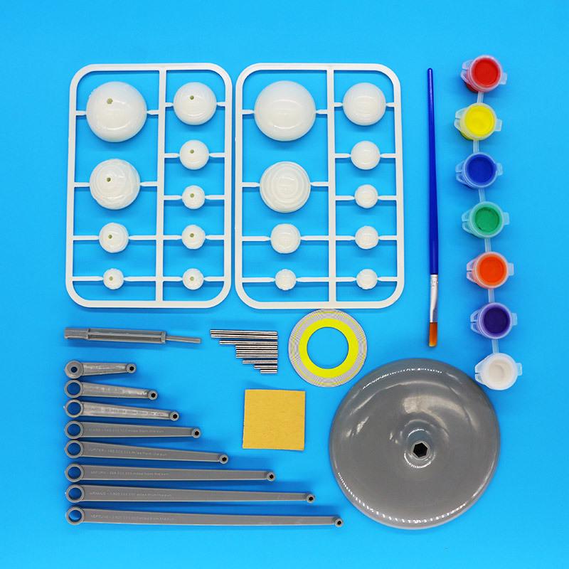 Nine Planets Solar System DIY Model - Educational Science Toy for Kids
