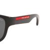 Prada Lightweight Irregular Shape Sunglasses Men sunglasses Black Gray PS01USUFK5L0