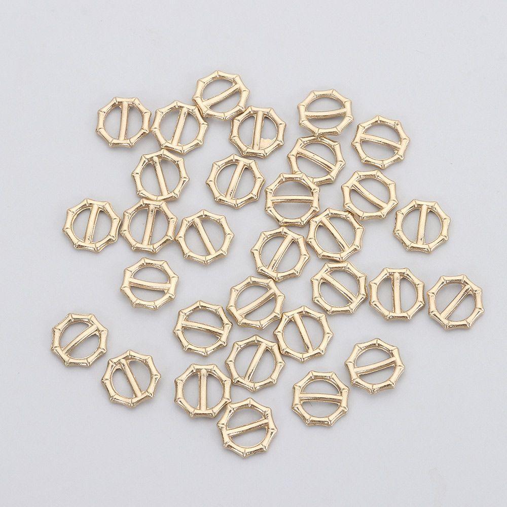 40pcs New 5mm Tri-glide Belt Buckle Mini Metal Doll Bags Buckles DIY Newest Small Strap Buckles Doll Buttons Shoes Accessories