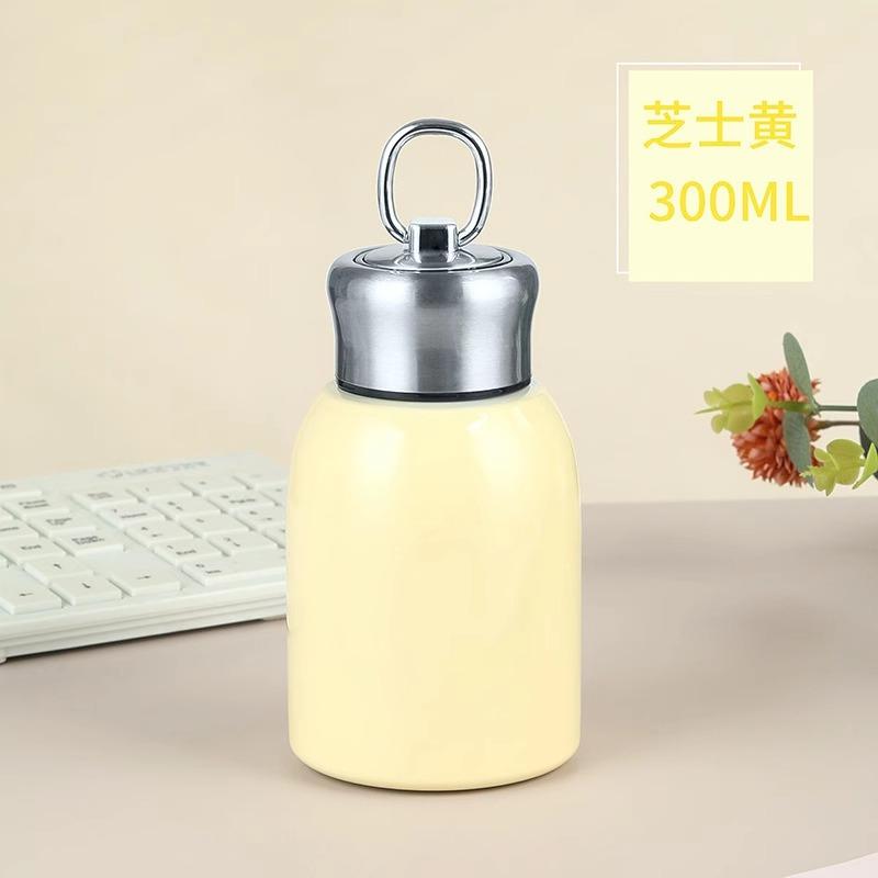 Retro Light Luxury Thermos Cup for Girls, High-end Water Cup, Mini Portable Large Belly Cup, Chinese Style Small Thermos Cup, Te