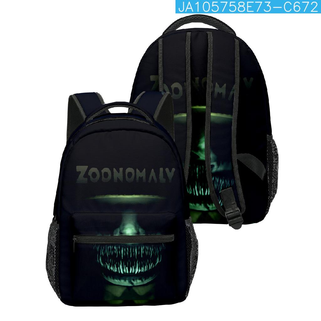 Cartoon Popular Funny Zoonomaly student Bookbag Notebook Backpacks 3D Printed Oxford Waterproof Boys/Girls Travel Backpacks