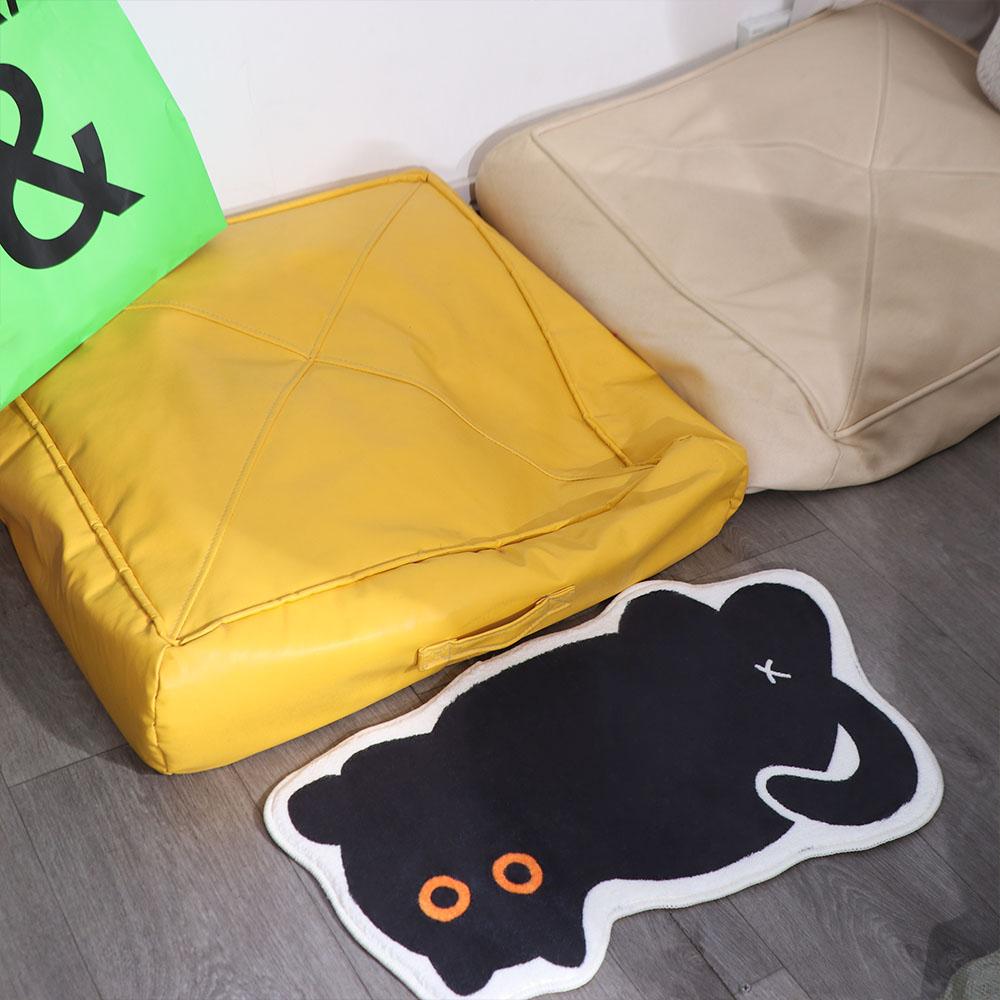 Black Cat Cat Shaped Floor Mat Non-Slip Floor Rugs Home Decoration Floor Carpet  Household