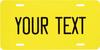 Custom Aluminum Car Tag Personalized Front License Plate Metal Wall Decor for Garage
