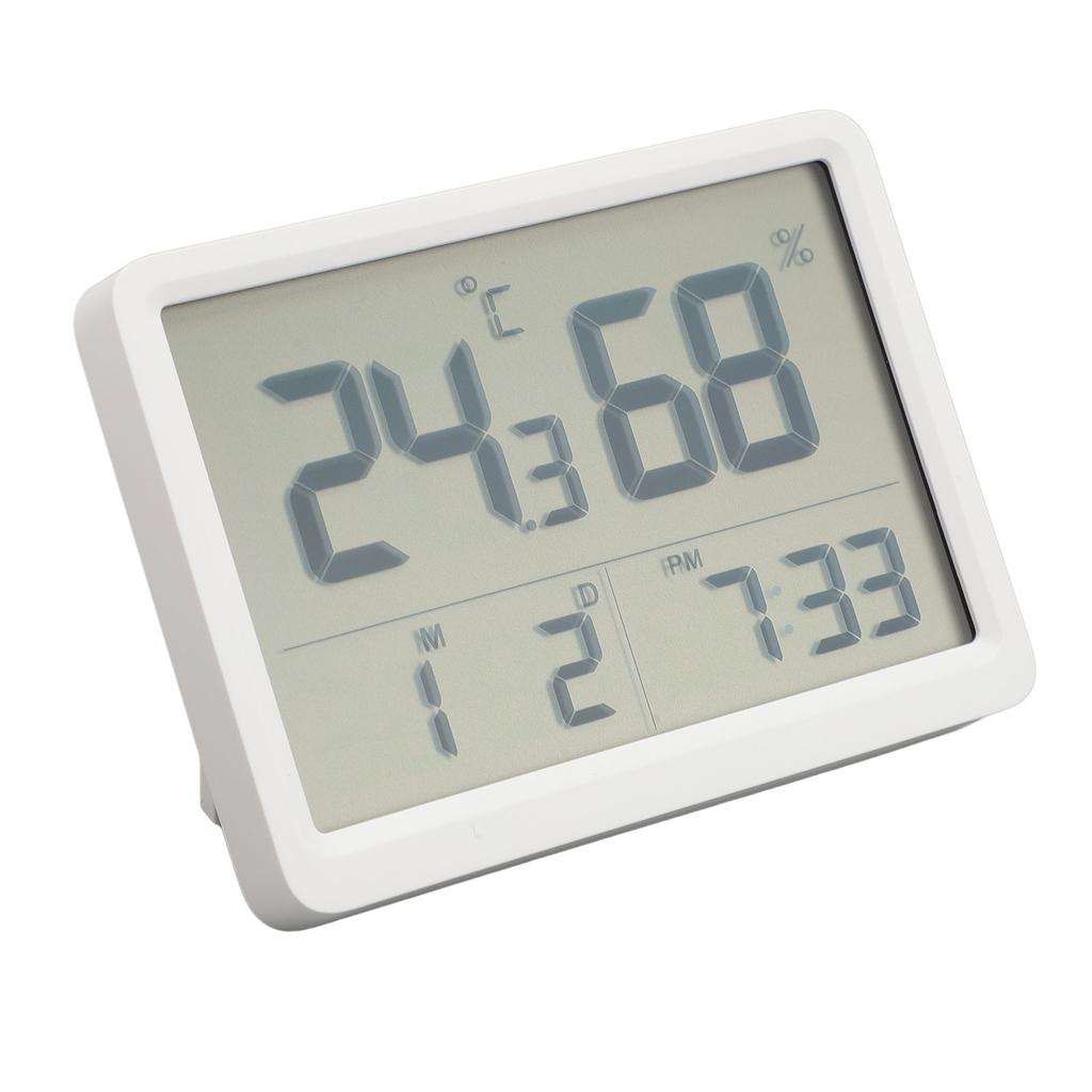 LCD Temperature Humidity Meter Professional 4 Inch Large Screen Accurate High Sensitivity Digital Indoor Thermometer