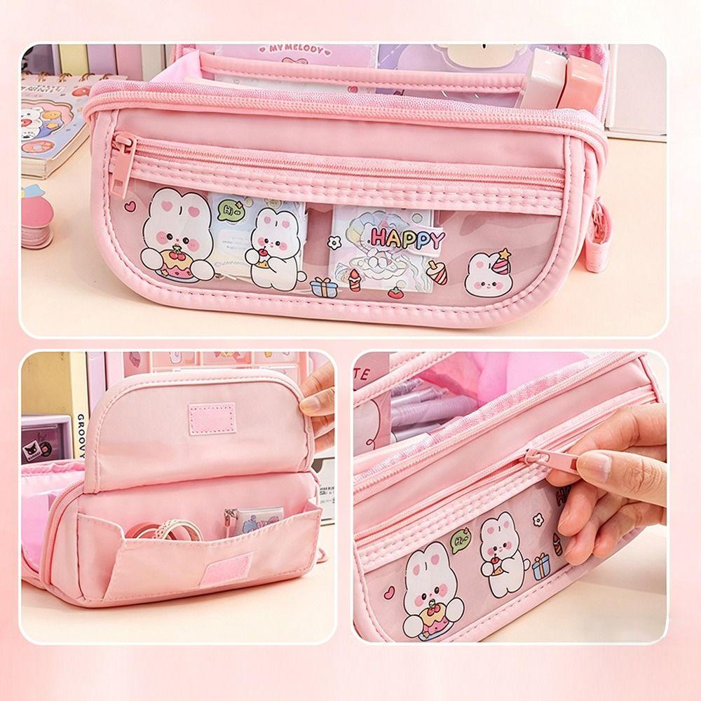 9-Layer Pen Bag Cartoon Stationery Bag New Pencil Case  Students