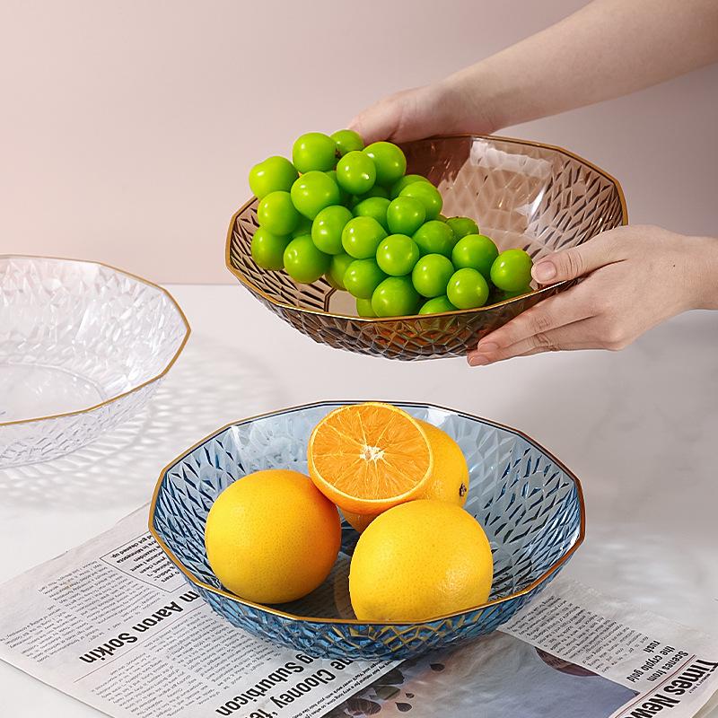 Fruit Plate, Living Room, Household Phnom Penh Coffee Table, Fruit Plate, High-End Light Luxury, Front Desk Candy Plate, Snack Plate