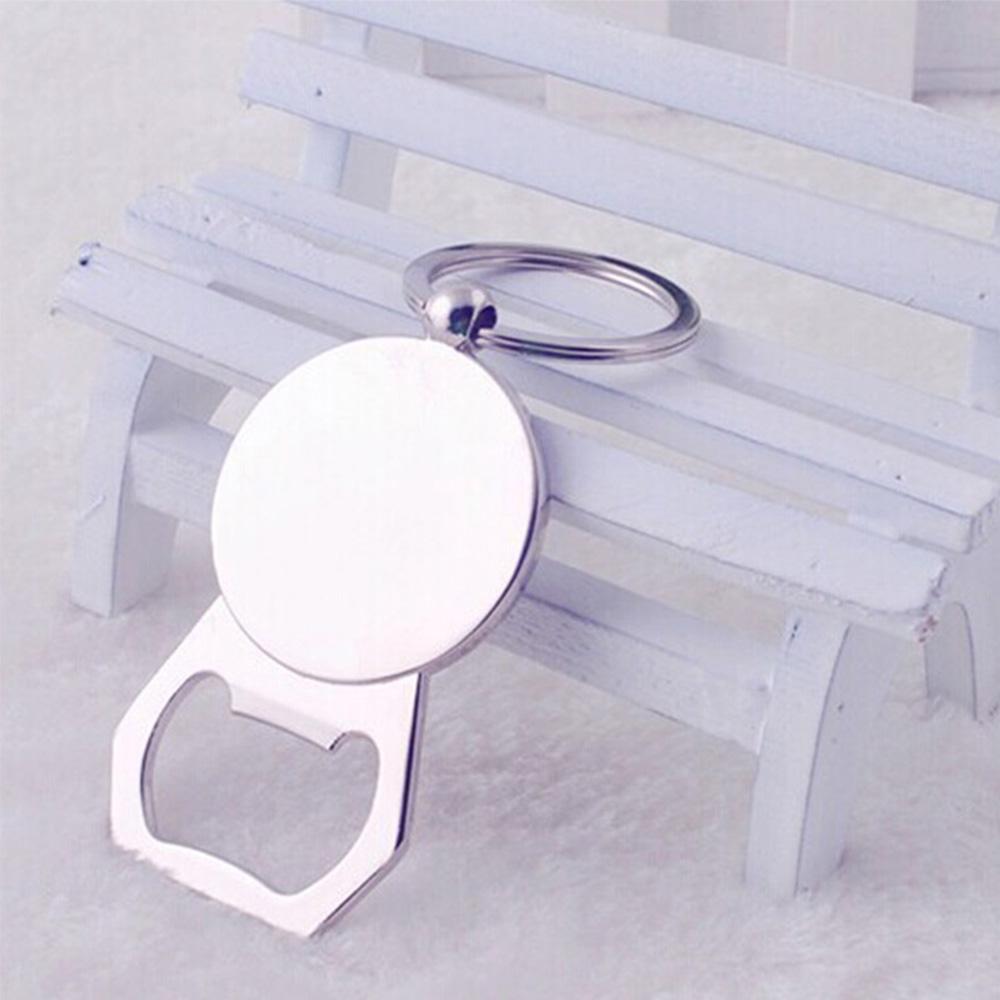 Christmas Gift Creative 50 Year Calendar Novelty Key Rings Bottle Opener Key Chain Metal Key Ring