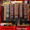 Premium Embroidered Thickened Guitar Strap for Acoustic & Electric Guitars