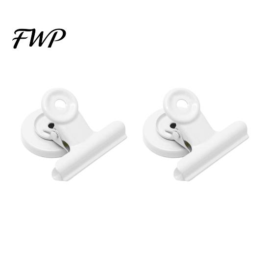 Heavy Duty Magnetic Clip 2Pcs Folder Strong Metal Binder Clips 38mm Key Holder Heavy-Duty Fridge Magnets for Refrigerator Whiteboard Office