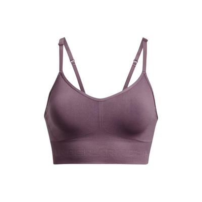 Nahtloser Sport-BH mit geringer Intensität Damen Unterwäsche Lila 1380428-500