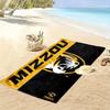Missouri Tigers Print Beach Towel, Large Soft Quick Dry Towel for Beach Camping Swimming