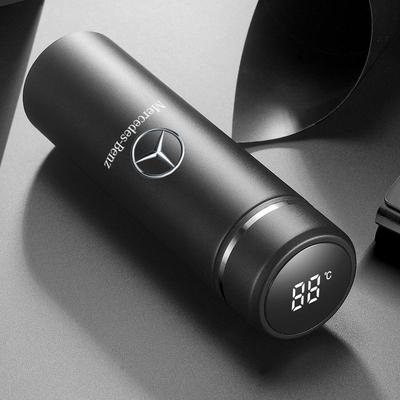 Temperature Display Thermos Cup Thermos Bottle Gift For Mercedes Benz W203 W204 W205 W206 W212 CLK GLA B C E S Class Accessories