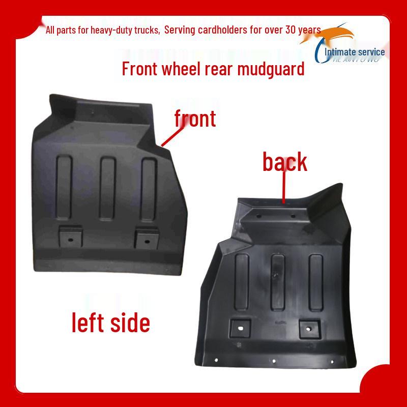 Shaanxi X9E9 Front/Rear Mudguard Fender Plastic Truck Accessories - Left & Right Anti-Mud Flap Front Wheel Rear Mudguard