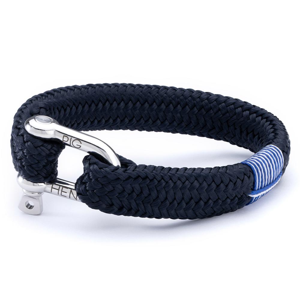 Pig&Hen Gorgeous George Bracelet - Navy X Silver