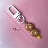 Funny Barbecue Keychain Creative Simulation Food Keyring Mini Meat Skewer Model Pendant Bag Hanging Ornament Gifts