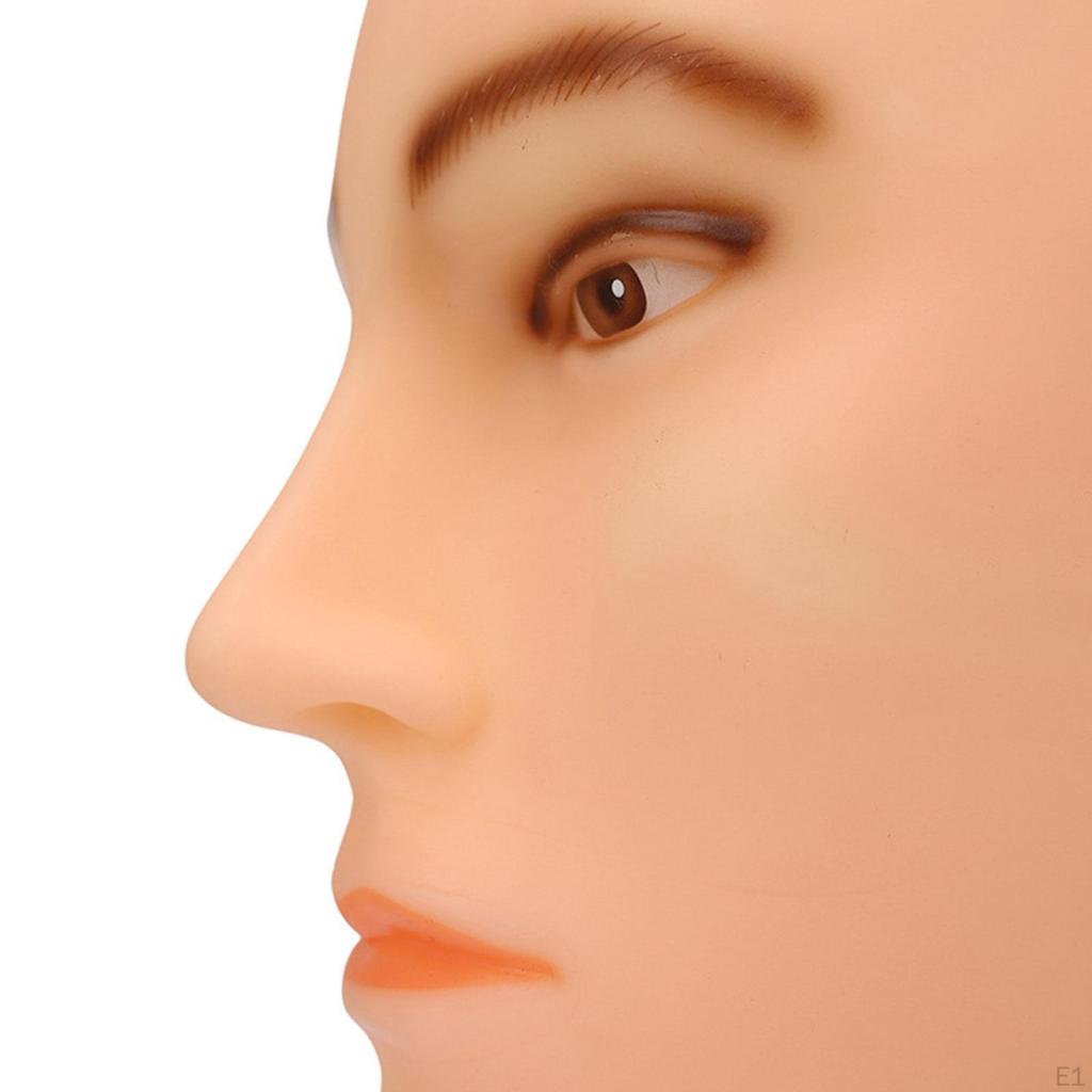 Łysa głowa ekspozycyjna do peruk i tupetów o uniwersalnym zastosowaniu