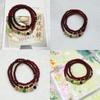 New Chinese Style Multi Layered Colorful Beaded Bracelet Vintage Minimalist Jewelry
