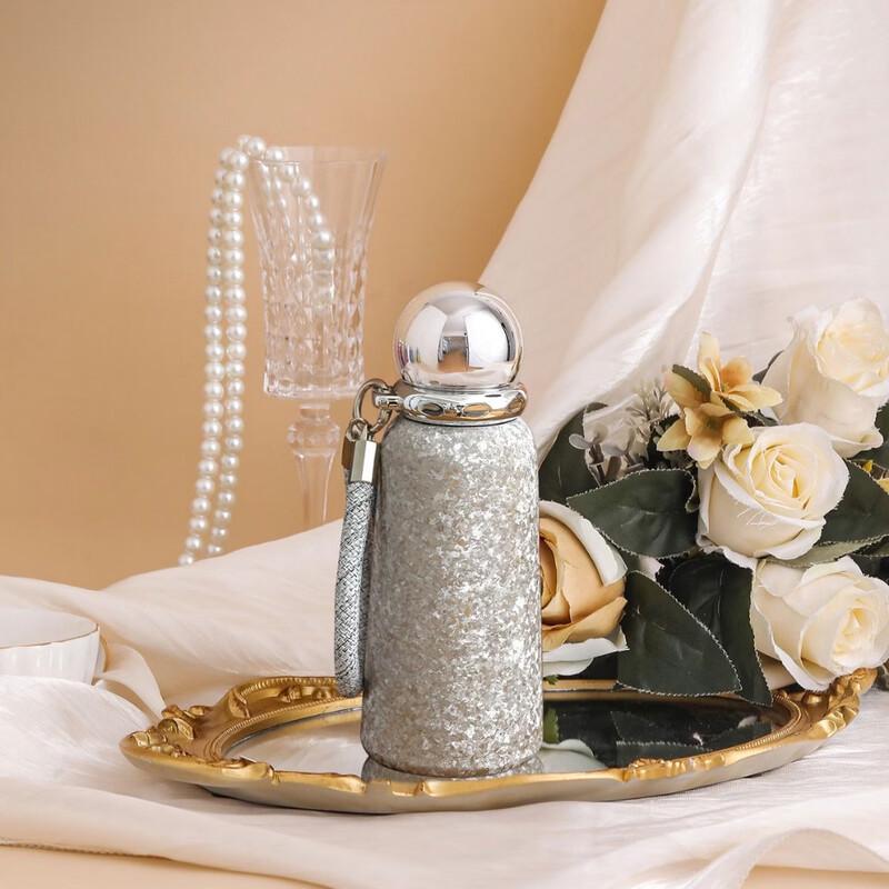 

OLOEY Silver Portable Insulated Tumbler