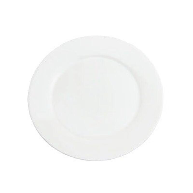L.C.Maird Pure White Bone China Flat Plates