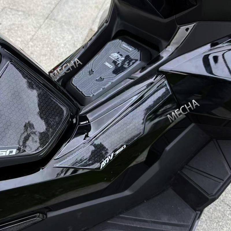 2023 Adv350 Stickers Motorcycle 3D Resin Epoxy Sticker Protection Kit Tank Pad Anti Scratch Decal For ADV 350 2022-2025