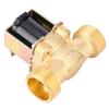 Electric Solenoid Valves Solenoid Valve Brass High Temperature Resistant One  Direction Normally Closed for Aqueous Media