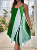 2025 Sommerkleid mit asymmetrischem Saum und Doppelträgern – Europäischer & Amerikanischer Stil
