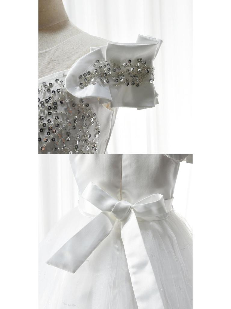 Girls' High-End Piano Performance & Birthday Princess Dress