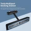 For Tesla Model 3 Y Docking Station Extension Converter Intelligent USB Hub Center Console Adapter Quick Charger Car Accessories
