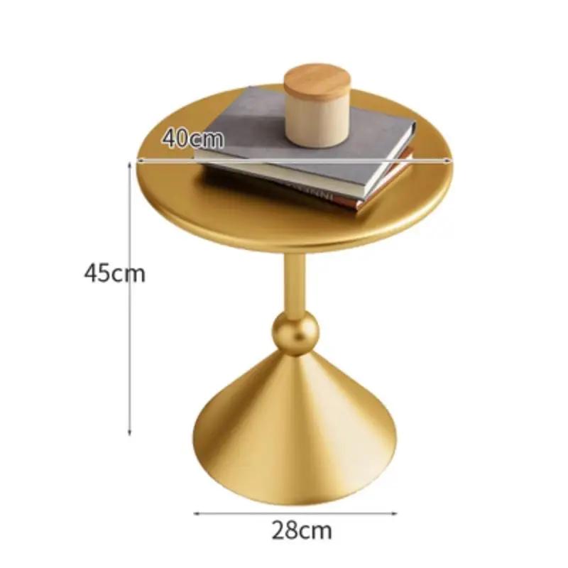 Modern minimalist rock slab small coffee table living room Nordic internet celebrity light luxury small apartment corner table