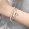 Authentisches natürliches Mondsteinarmband, Perlen- und Sonnenstein-High-End-Armband für Damen