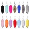 16cm Foxes Tail Keychain Faux Furs Foxes Tail Keyring Soft Furry Bag Hangings Charm Pendant Key Handbag Pendant Accessorise