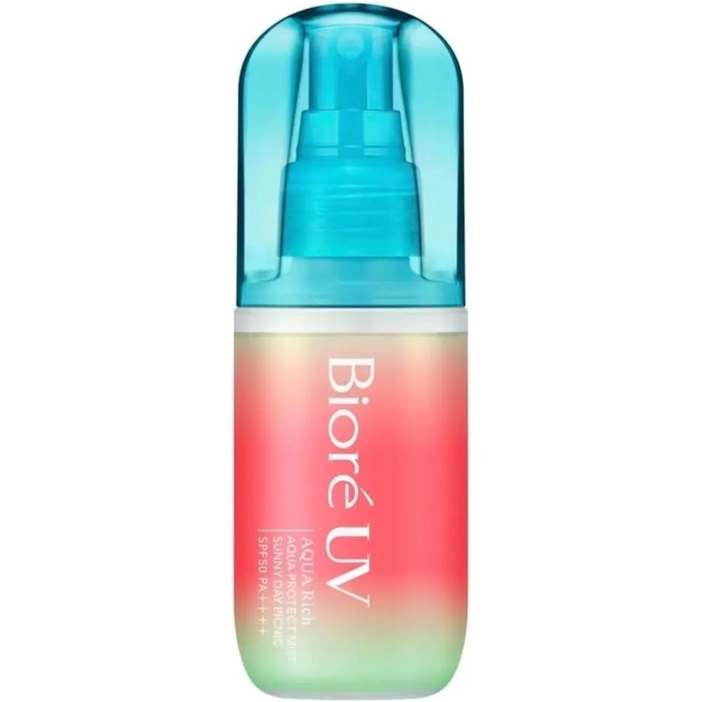 Biore Sun Mist UV Aqua Rich Aqua Protect Mist Sunny Day Picnic 60ml 2 Pieces