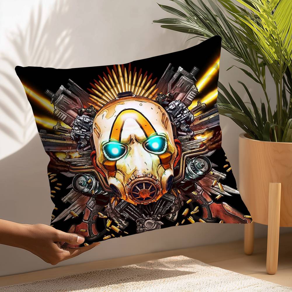 B-Borderlands Game Pillow Case Plush Fabric Soft  Pillowcase Double Sided Print Cushion Cover Household Gifts