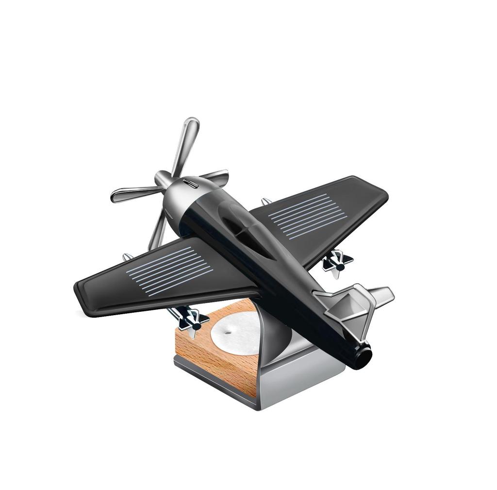 Solar Airplane Car Perfume: Aromatherapy Ornament for Console with Long-lasting Fragrance