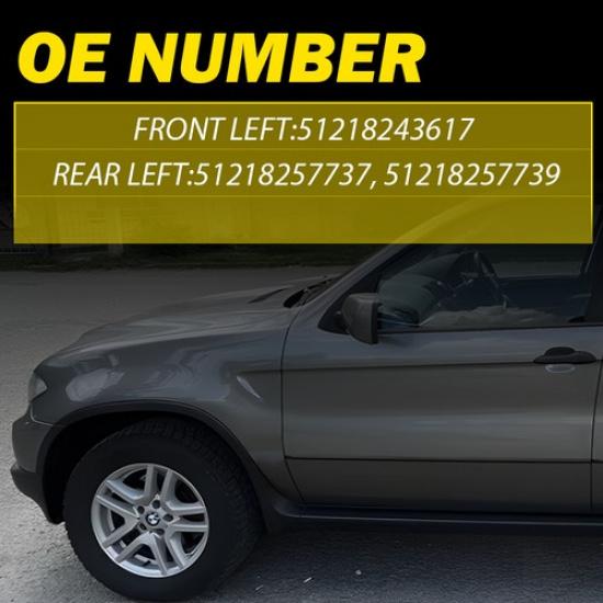 Vonkajšia kľučka dverí Predná ľavá vodičová Pre BMW X5 2000-2006 51218243617
