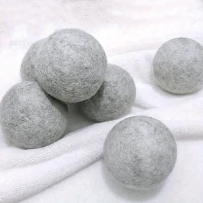 5pcs- Boules Sèche-Linge en Laine Chaudes Réutilisables Adoucissant Linge Linge Boule Accessoires Machine à Laver Boules de Lavage Maison Laine
