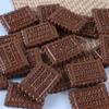 10PCS Resin Kawaii Simulation Milk Chocolate Flatback Cabochon Candy DIY Dollhouse Food Ornament Miniature for Phone Jewelry