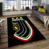 1pc Football Team Design Area Rug - Non-Slip, Soft & Cozy Floor Mat for Living Room, Bedroom, Office - Indoor/Outdoor Decorative Carpet