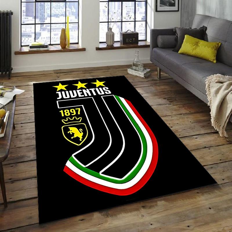 1pc Football Team Design Area Rug - Non-Slip, Soft & Cozy Floor Mat for Living Room, Bedroom, Office - Indoor/Outdoor Decorative Carpet