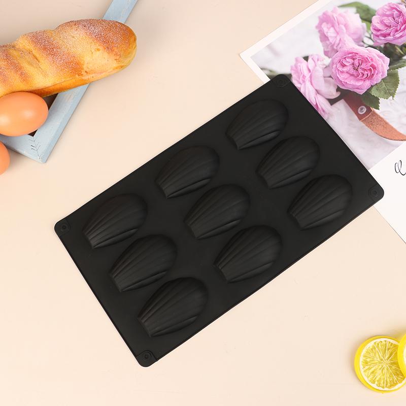 1Pc 9 Cavities Silicone Madeline Cookies Pan Madeline Mold Nonstick Baking Pan For Make Madeleine Cookies Kitchen Baking Mold