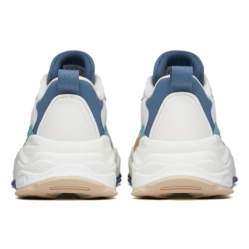 Anta Millennium 4.0 Anti-Slip Wear-Resistant Low-Top Sports Casual Shoes White Gray Silver Sneakers 112228890-3