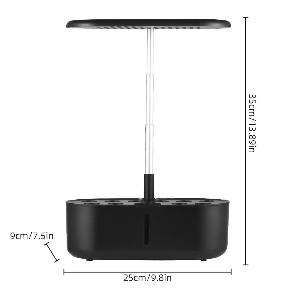 Osvětlení rostlin pro pokojové rostliny Dotykový displej v režimu ovoce/zeleniny 24W Full Spectrum 104 LED Desk Grow