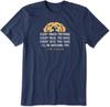 Life Is Good I'll Be Watching You Funny Dog Lover Gift Tee S-3XL - MADE IN USA