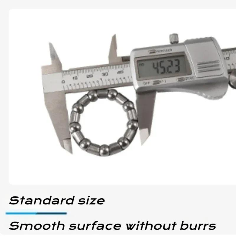 2PCS Bicycle Front Fork Ball Bearing Group Mountain Bike Bead Front Middle and Rear Axle Integrated Ball Frame Bearings