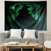 Wicked Print Tapestry, Backdrop, Easy Setup, Ideal for Bedroom, Office & Living Room, with Aesthetic Wall Hanging Decor.