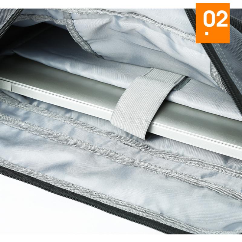 Oxford Crossbody Bag Multifunctional Shoulder Bag for Business Travel Casual Use Stylish Laptop Briefcase with Adjustable Strap