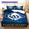 Name Custom Tampa Bay Rays Logo Pattern Bedding Set Quilt Cover Pillowcase Home Decor Gift (1 * duvet cover + 2 * pillowcase, without core)