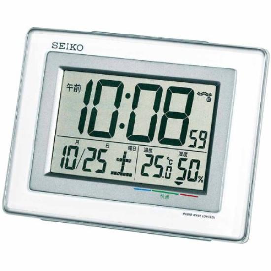 

Seiko Radio clock with temperature and humidity display SQ686W