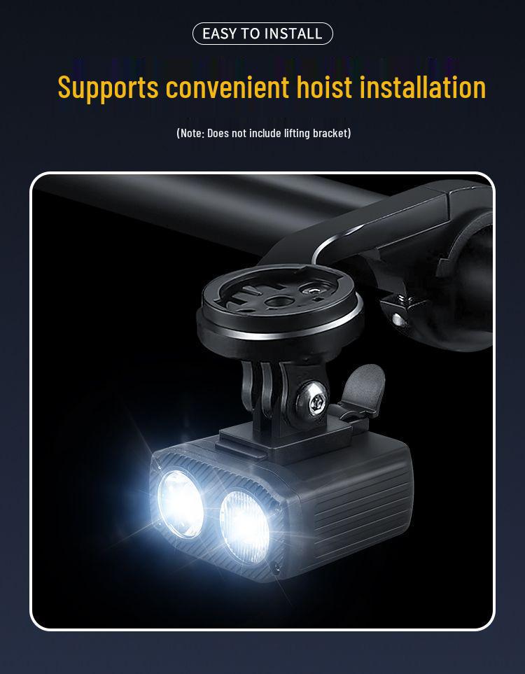 Rechargeable High Lumen Mini Bicycle Headlight for Night Riding