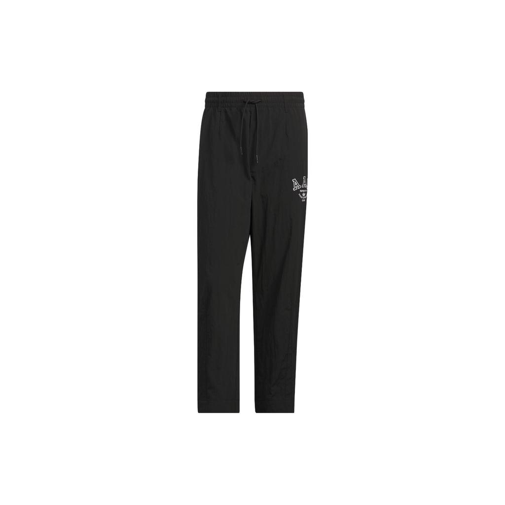 Adidas Originals Trefoil Rifta Track Pants with Logo Embroidery Men Bottoms Black IM8436